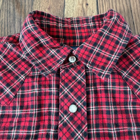 Vintage Ralph Lauren Women’s Slim Fit 100% Cotton Pearl Snap Size 6 - Picture 6 of 16